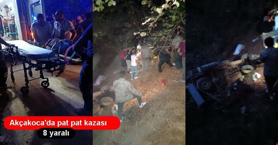  Fındık bahçesinden dönerken uçuruma yuvarlandılar